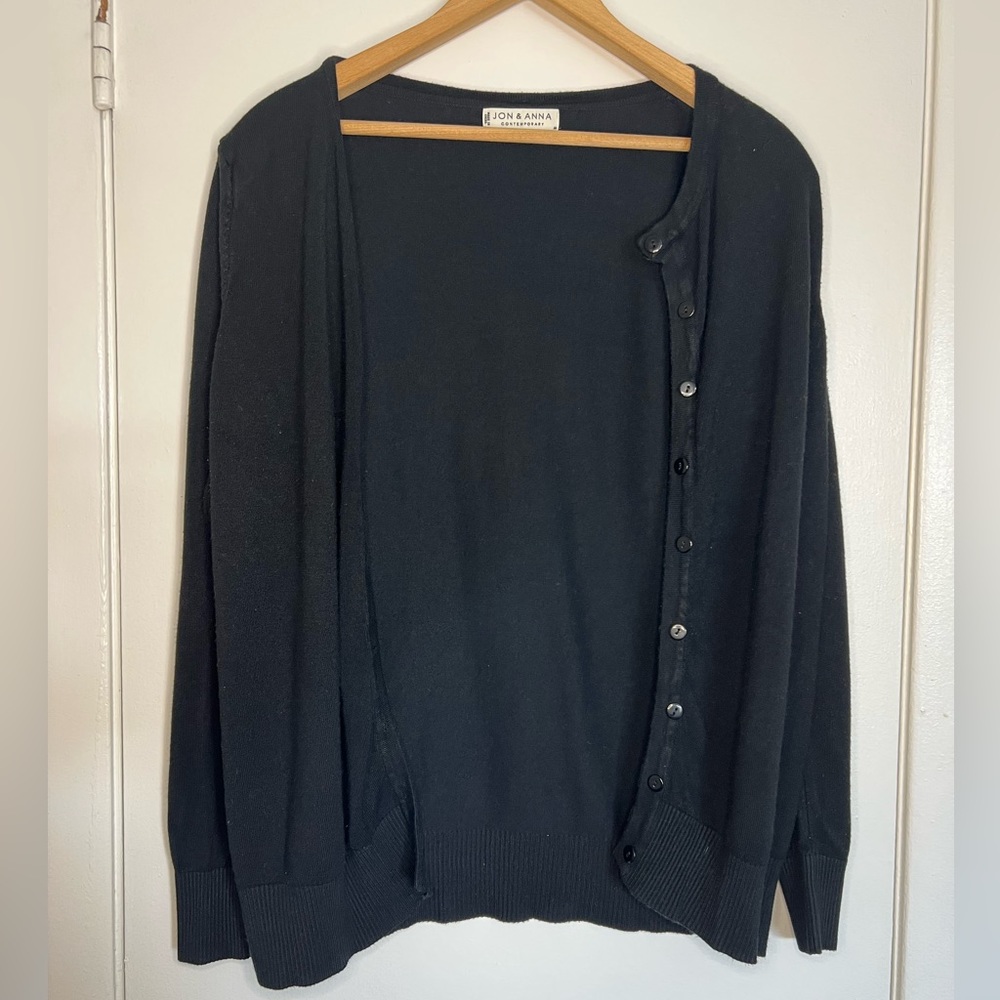 Black Cardigan Sweater size S